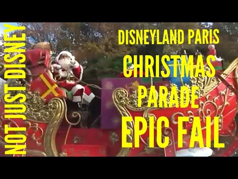 Epic Fail: Christmas Parade - Disneyland Paris 27 November 2018