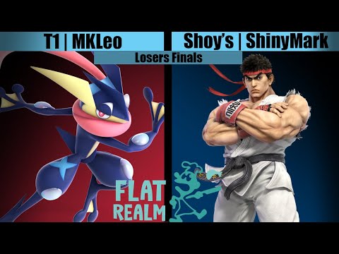 Flat Realm #6 - T1 | MKLeo ( Greninja) vs Shoy's | ShinyMark (Ryu, Fox, Mario) Losers Finals