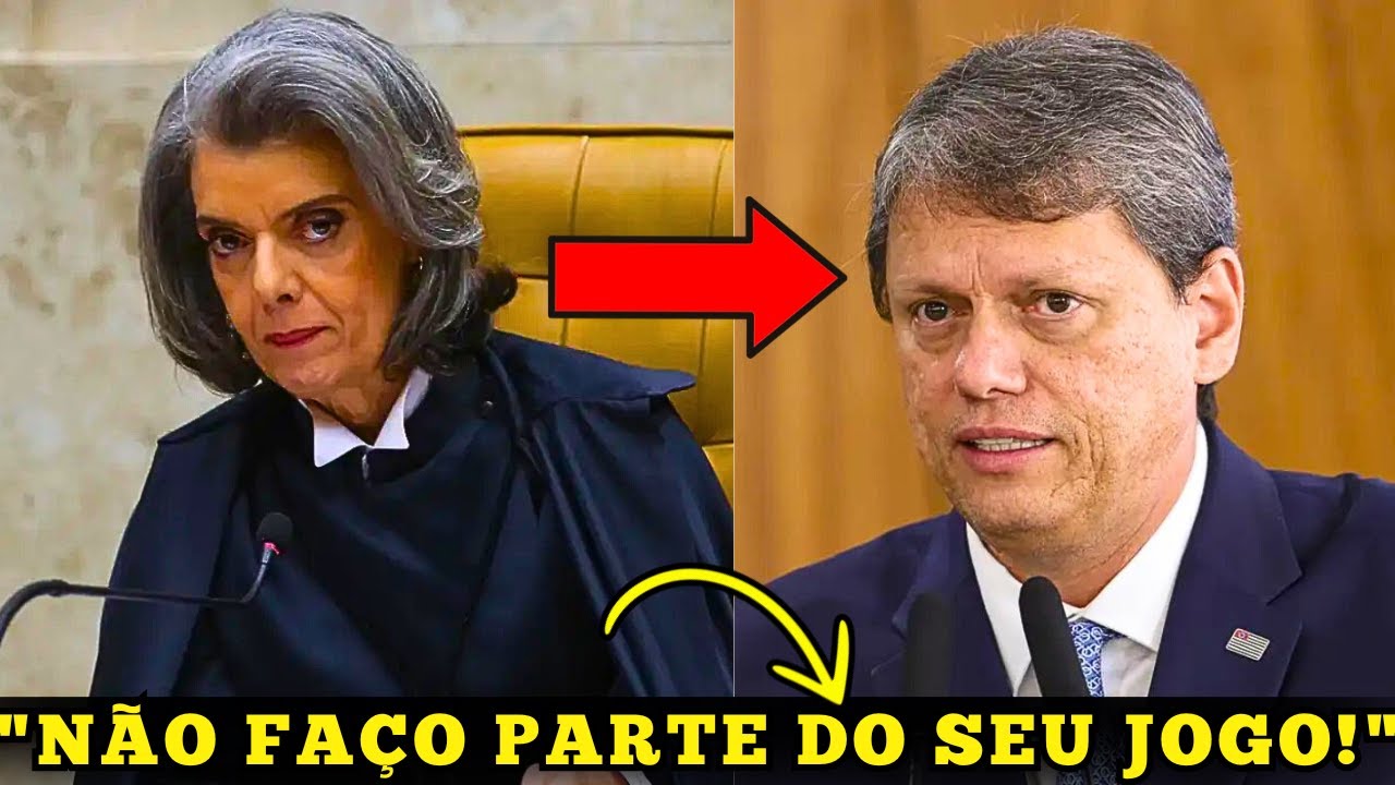 Cármen Lúcia tentou constranger Tarcísio AO VIVO – Mas ele respondeu com uma frase que EXPÔS tudo