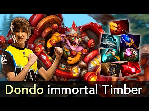 Dendi immortal Timbersaw vs immortal Slark — NaVi vs Vega