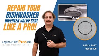How to Replace Bosch/Thermador/Gaggenau Dishwasher Diverter Valve Seal 00628306