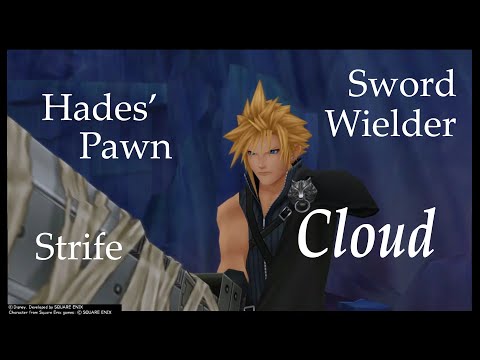 Cloud [ALL CUTSCENES] | Kingdom Hearts Series THE MOVIE