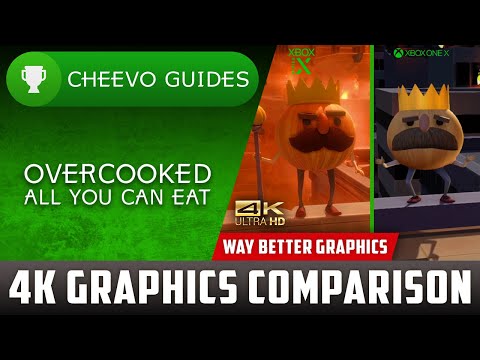Overcooked: All You Can Eat - Next-Gen 4K Graphics Comparison (Xbox Series X VS Xbox One X)
