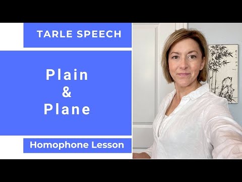 Part of a video titled How to Pronounce PLAIN & PLANE - American English Homophone ...