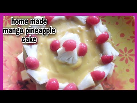 Mango pineapple cake home made lina's cooking house