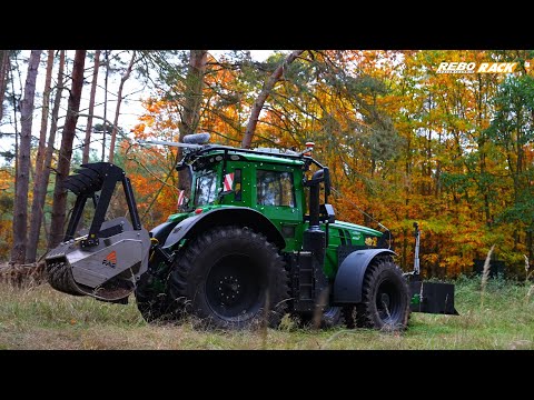 Der REBO Rack Steel Buddy Profi, ein Traktor zum Schutz des Fahrers