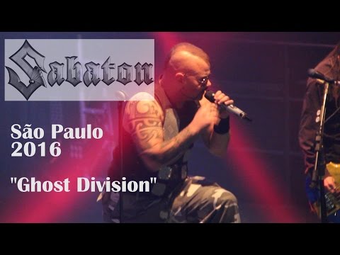 Sabaton in São Paulo 2016 - Ghost Division