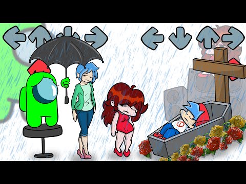 O.M.G. BF! VERY SAD STORY | Boyfriends Life | FNF Goodbye World | Among Us vs Friday Night Funkin