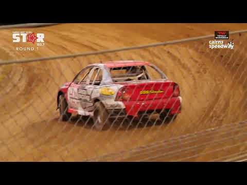 May20 MSH1 at TWW Cairns Speedway - Modified Sedans Heat 1