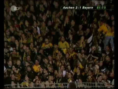 DFB Pokal 2004: Alemannia Aachen - Bayern München 2:1 (Erik Meijer)