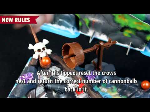 Fireball Island: The Curse of Vul-Kar - Wreck of the Crimson Cutlass - How to play