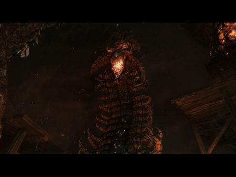 Nioh - Geralt vs Great Centipede - Boss Fight