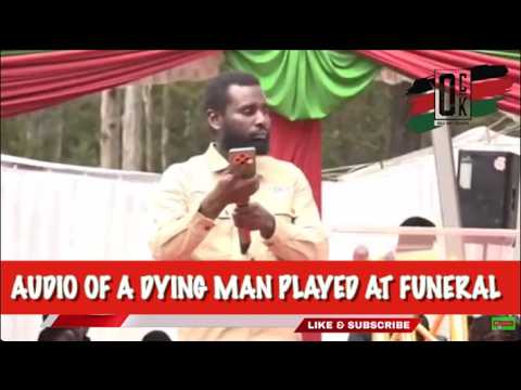 🔥😭MP Elect Sammy Plays Disturbing Audio Recording Of Man Dyin*g in Ol Kalou😭😭