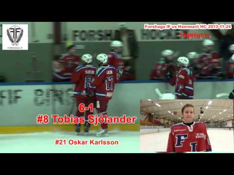 Highlights Forshaga IF vs Hammarö HC 2013-11-24