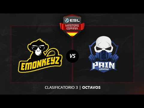 eMonkeyz Club vs. Pain Gaming - Octavos - ESL Masters Madrid 2016 - Clasificatorio #3