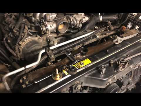 How I replaced my radiator in LX470 Land Cruiser
