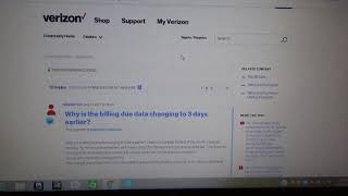 VERIZON'S SKETCHY BILLING CHANGES & DUE DATES