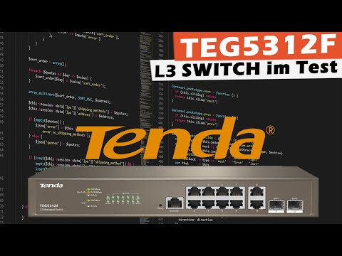 Tenda Level3 Switch (TEG5312F) getestet - Durchwachsenes Fazit
