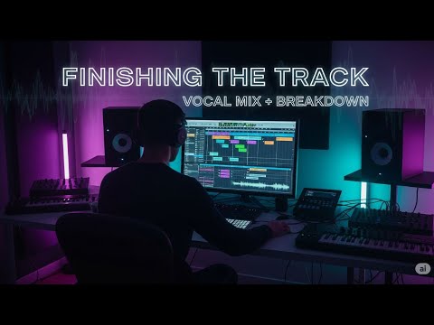 LIVE | Finishing Melodic Techno Track – Arrangement, Vocal Mixing & Breakdown | project 001 part -2