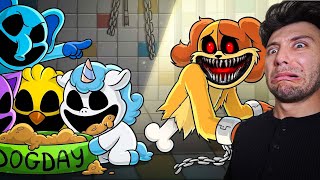 MONSTER DOGDAY ESCAPES THE SMILING CRITTERS?! (MISS DELIGHT DEATH SCENE INVESTIGATION ANIMATION)