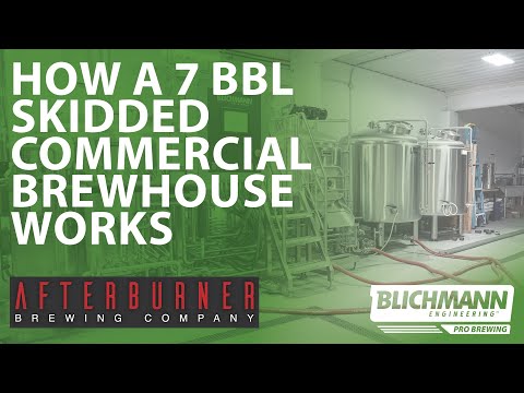 How a 7 BBL Skidded Commercial Brewhouse Works | Afterburner Brewing Company's Success