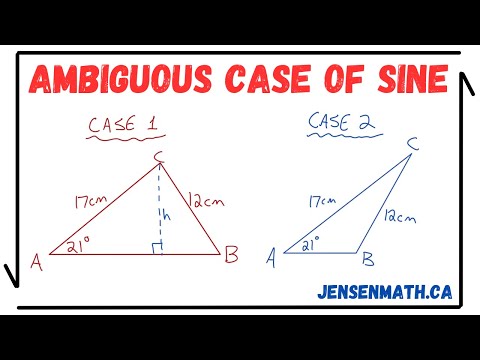 Ambiguous Case of Sine (full lesson) | jensenmath.ca
