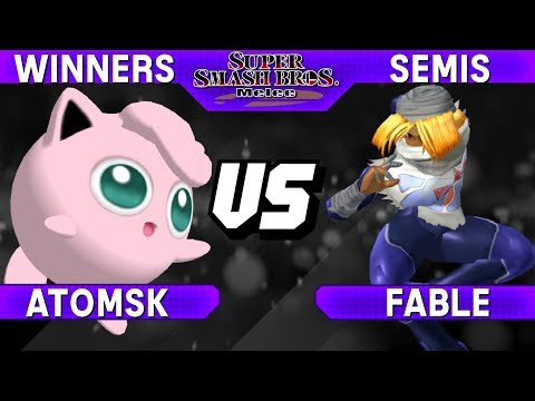 Smash Melee - Atomsk (Puff) vs Fable (Sheik) - S@LT 136 Winners Semis