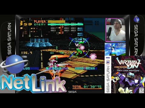 Sega Saturn Netlink Match #6 | Virtual On: Cyber Troopers | Online Multiplayer (Xband, VoiP)
