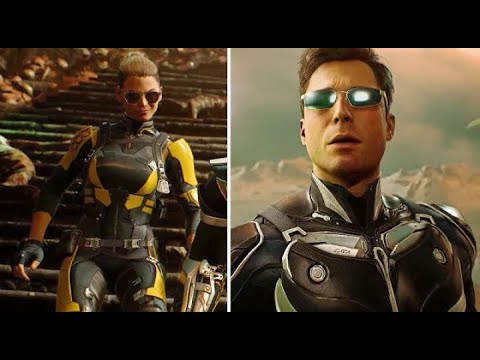 Johnny Cage thanks Kitana for killing his future daughter - Mortal Kombat