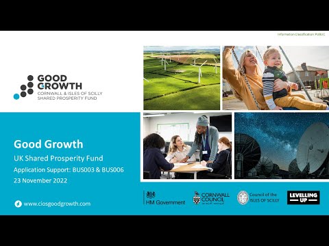 Good Growth Application Support Workshop (BUS003 & BUS006)