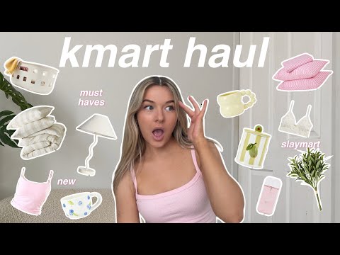HUGE KMART HAUL 🍋 new arrivals, homewares, summer must haves, viral finds