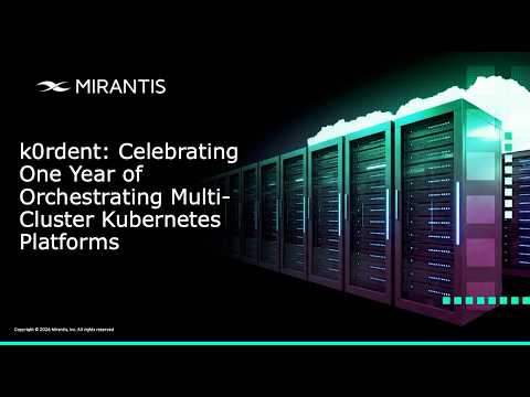 CNCF On-Demand: k0rdent — Celebrating One Year of Orchestrating Multi- Cluster Kubernetes Platforms