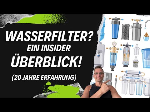 Water filter systems in a big comparison – activated carbon, reverse osmosis & more!