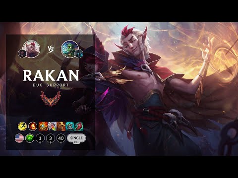 Rakan Support vs Amumu - NA Grandmaster Patch 12.16