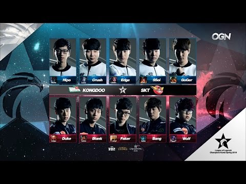 KDM vs SKT Game 1 Highlights - KONGDOO MONSTER vs SK TELECOM T1 - LCK Week 12 - SPRING 2016
