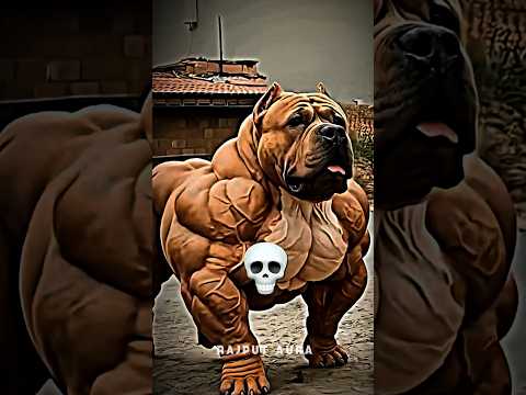 pitbull dogs are not scary ☠️