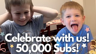 50,000 Subscribers Celebration! Join us LIVE to Win Prizes!