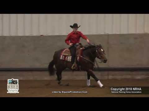 Got Spooked ridden by Sam J Stevens   2018 NRHA Futurity 13 and Under