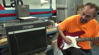 Video thumbnail for Fender Bass breaker 15 EL84 Tube Guitar Combo amp Repair Demo D-Lab by D-lab Electronics