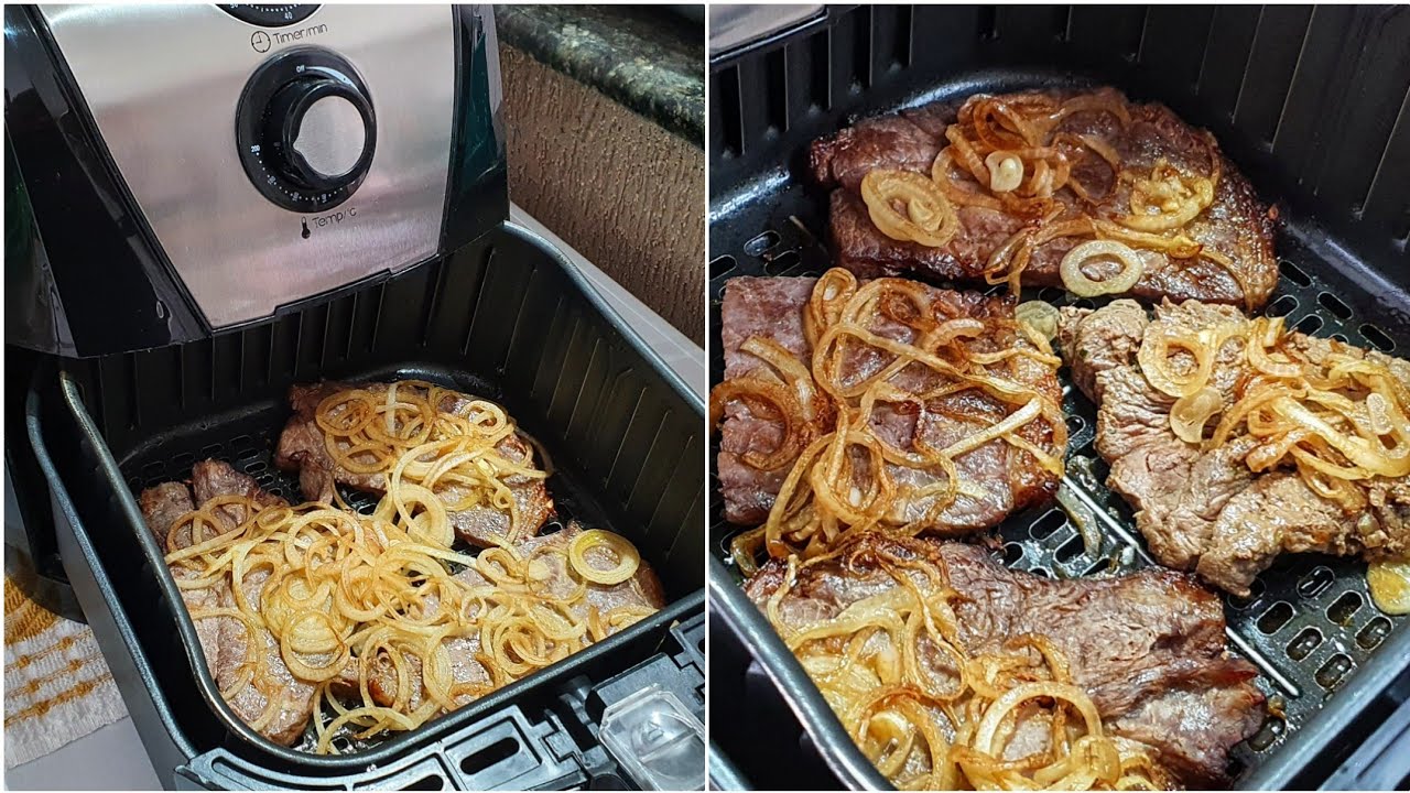 BIFE ACEBOLADO NA AIRFRYER SUCULENTO