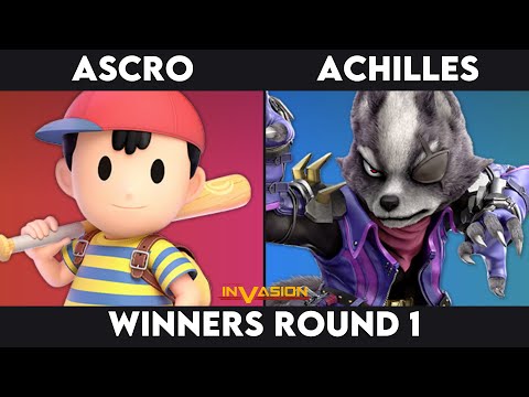 Invasion 2024: Winners Top 64 - Ascro (Ness) Vs Achilles (Wolf,Mii Brawler)