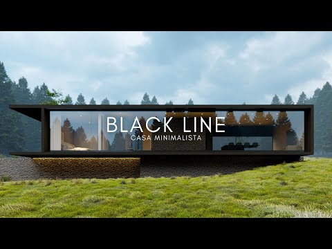 Casa Suspensa Minimalista De 120 M² Com Muita Personalidade E Sobriedade - Black Line