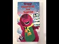 Opening Closing To Barney Waiting For Santa 1992 VHS 1998 Reprint