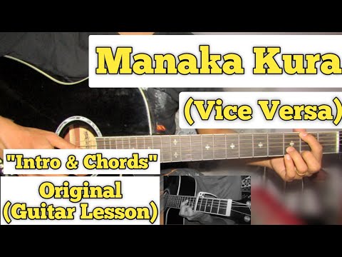 Manaka Kura - Vice Versa | Guitar Lesson | Intro & Chords | (Capo 5)