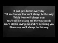 Martina McBride - Always be This Way with Lyrics