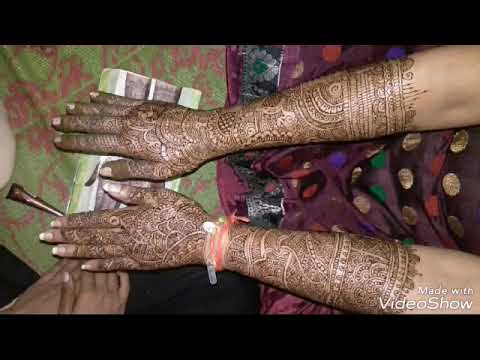 Deeksha Bhardwaj mehandi design