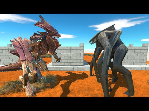 RaiJin vs Muto Female - Animal Revolt Battle Simulator