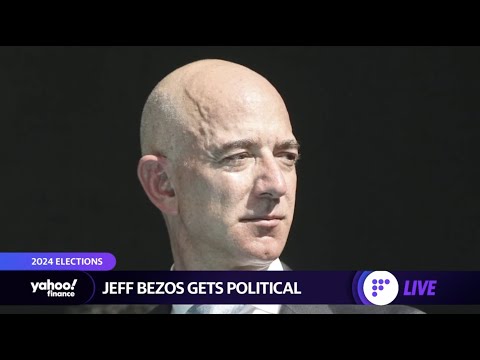 Jeff Bezos 트윗은 잠재적인 정치적 열망에 대한 추측을 유발합니다. | Jeff Bezos tweets prompt speculation over potential political aspirations
