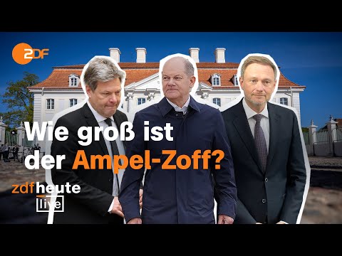 Conclusion of the coalition talks in Meseberg: Statements from Scholz, Habeck and Lindner | ZDFhe...