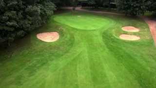 preview picture of video 'Hole 9 Swindon Golf Club Course Flyover'